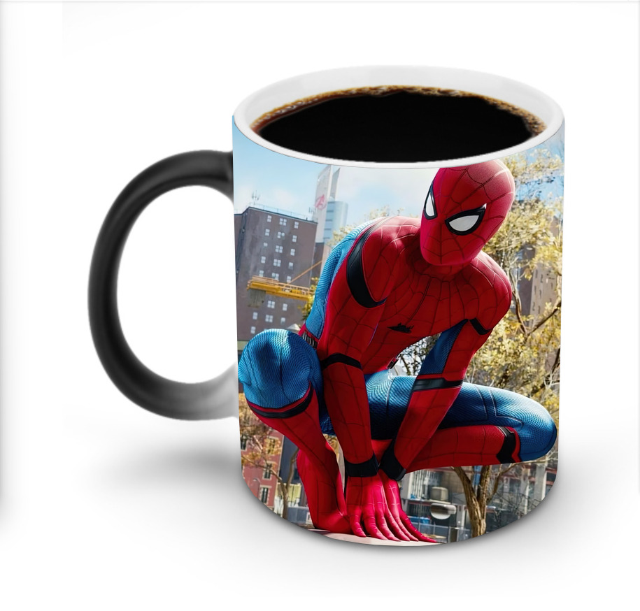 （画像用） Spider Man スパイダーマン 温度変色マグカップ