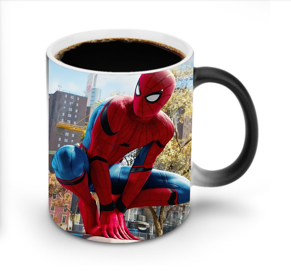 （画像用） Spider Man スパイダーマン 温度変色マグカップ