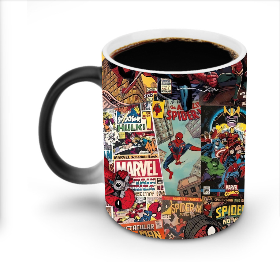 Spider Man スパイダーマン 温度変色マグカップ
