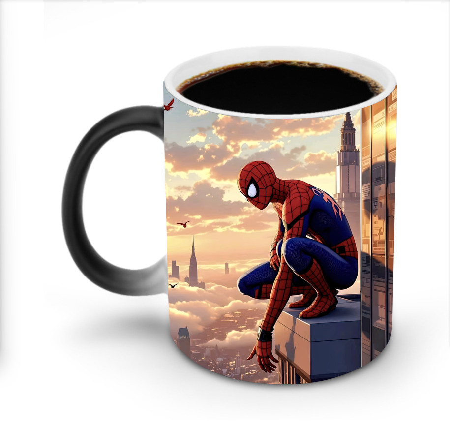 Spider Man スパイダーマン 温度変色マグカップ
