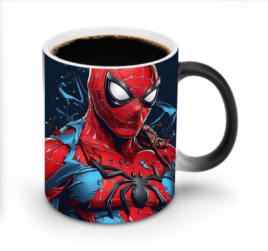 （画像用） Spider Man スパイダーマン 温度変色マグカップ