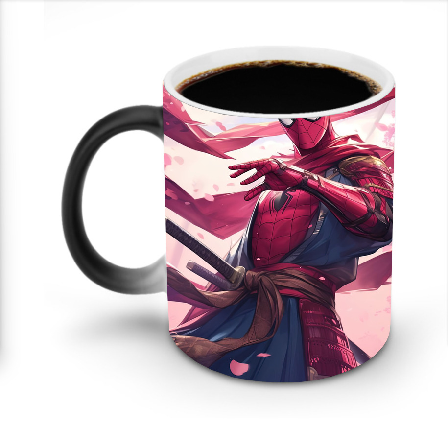 （画像用） Spider Man スパイダーマン 温度変色マグカップ