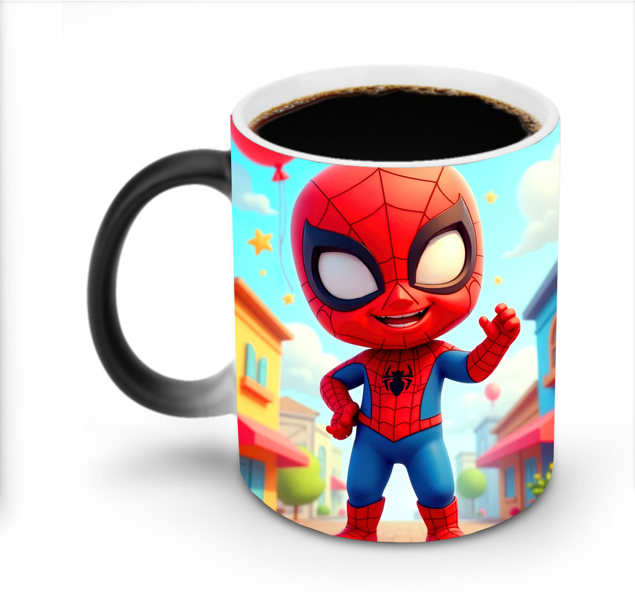 Spider Man スパイダーマン 温度変色マグカップ