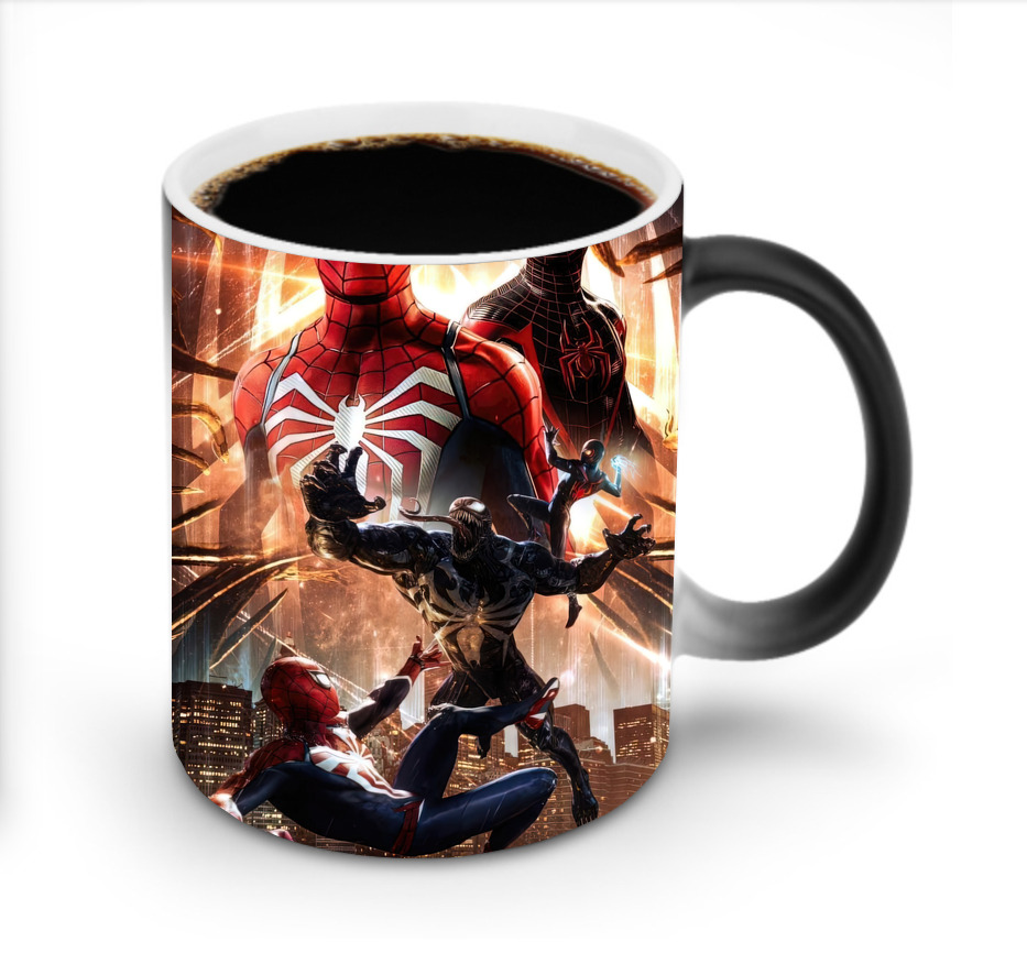 Spider Man スパイダーマン 温度変色マグカップ