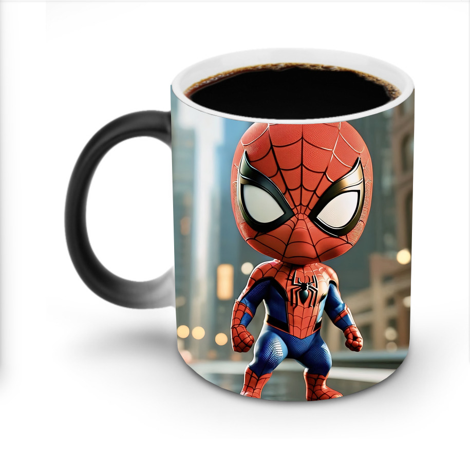 （画像用） Spider Man スパイダーマン 温度変色マグカップ