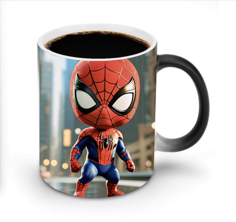 （画像用） Spider Man スパイダーマン 温度変色マグカップ