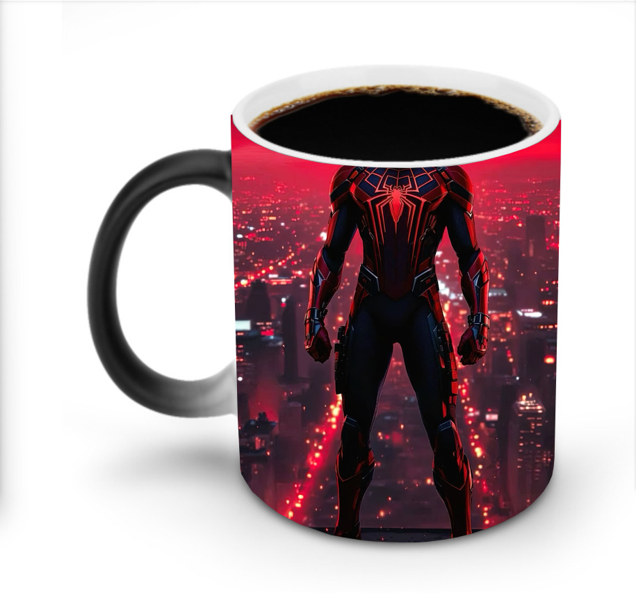 Spider Man スパイダーマン 温度変色マグカップ