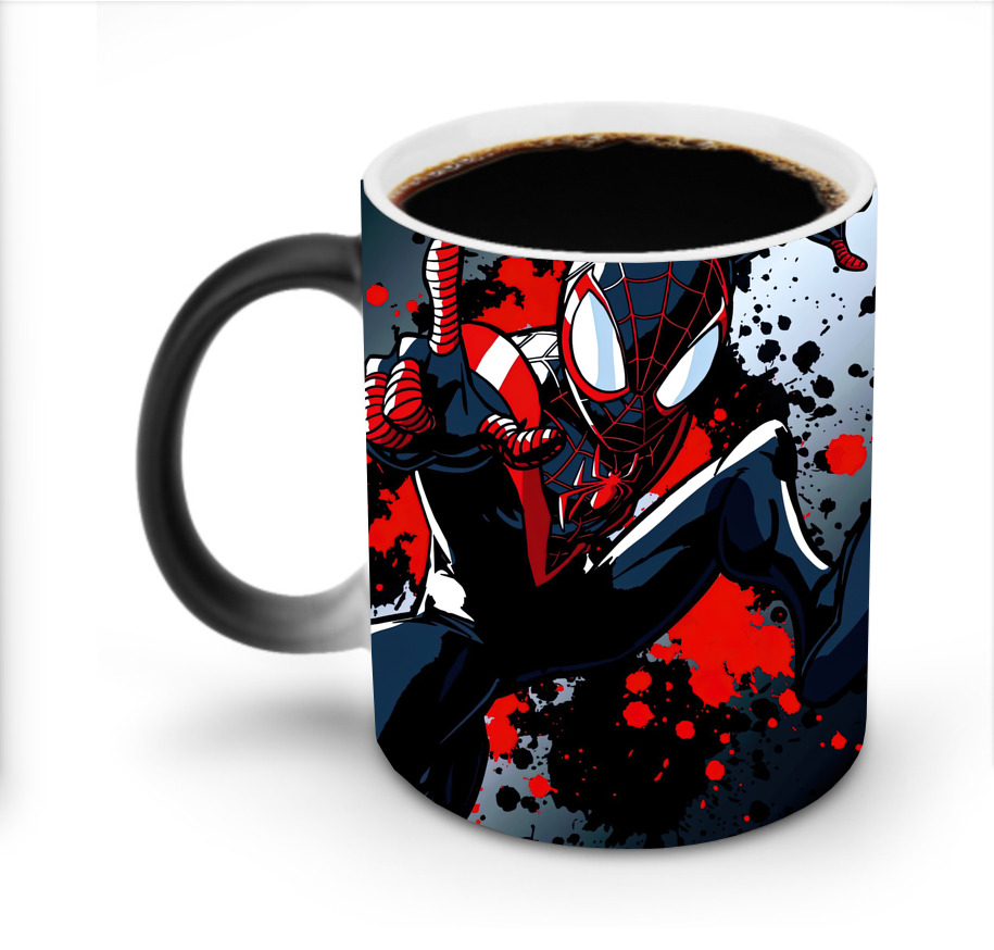 （画像用） Spider Man スパイダーマン 温度変色マグカップ