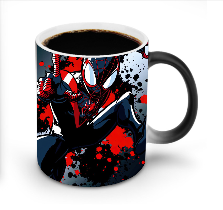 （画像用） Spider Man スパイダーマン 温度変色マグカップ