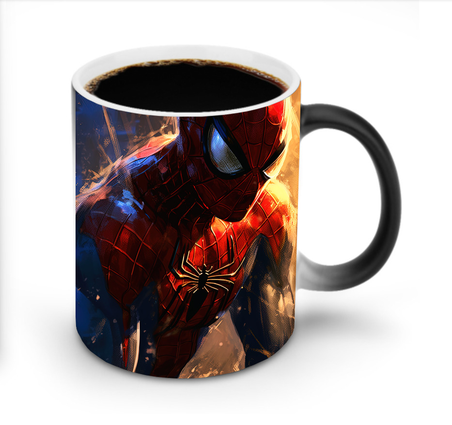 （画像用） Spider Man スパイダーマン 温度変色マグカップ