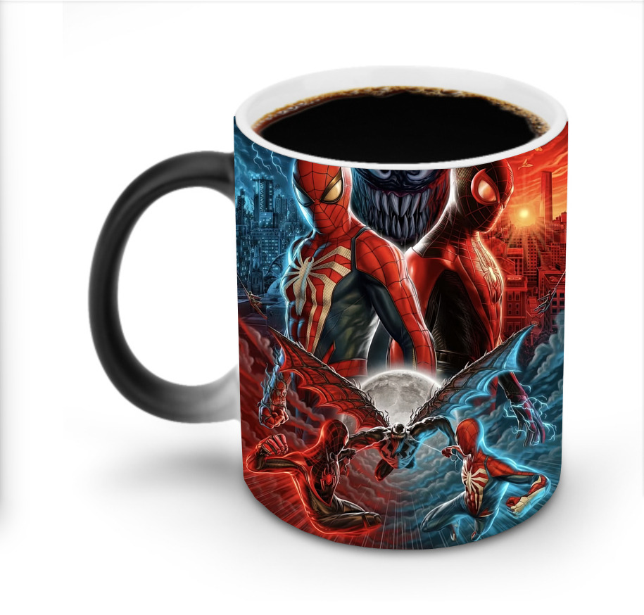 （画像用） Spider Man スパイダーマン 温度変色マグカップ