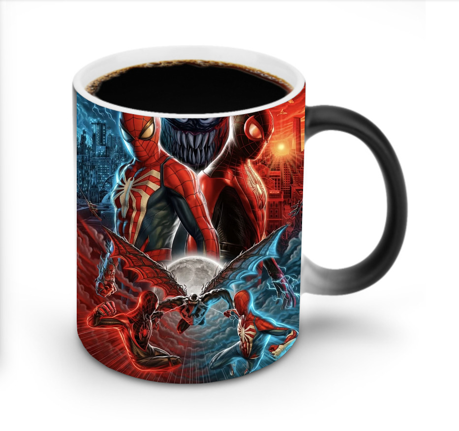 （画像用） Spider Man スパイダーマン 温度変色マグカップ