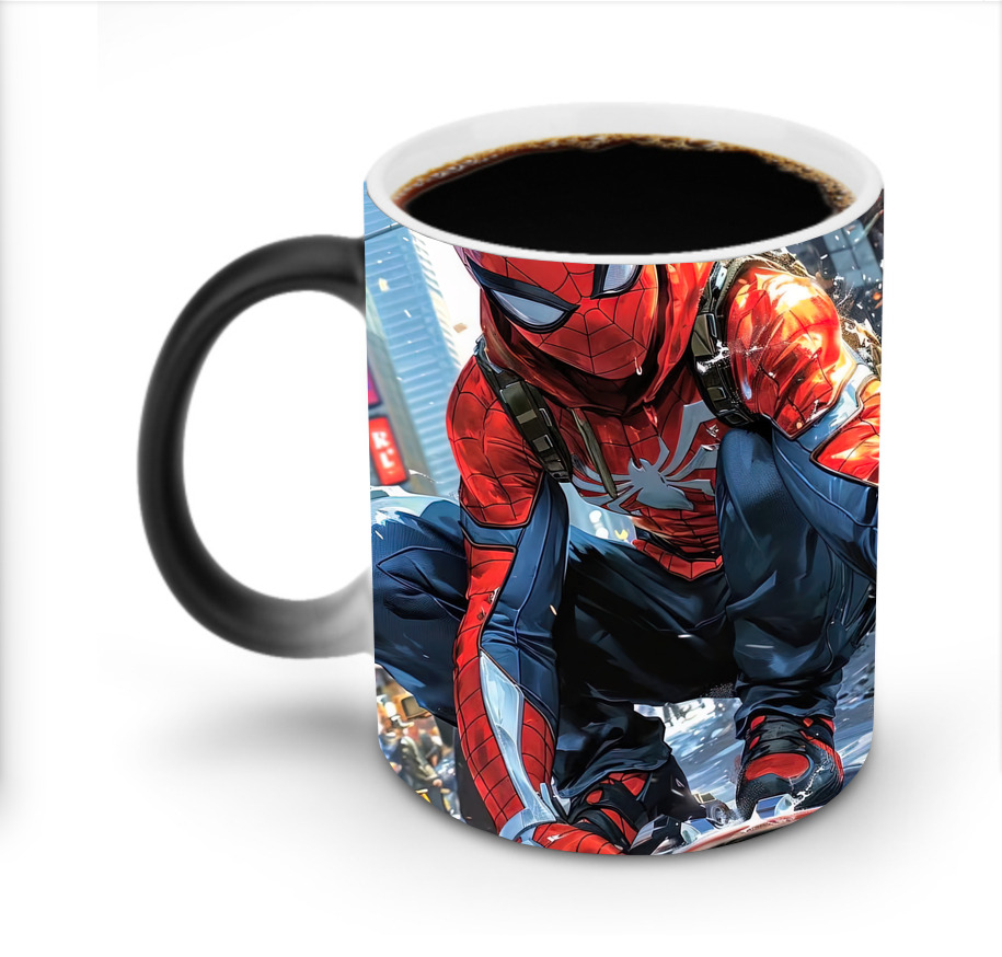 Spider Man スパイダーマン 温度変色マグカップ