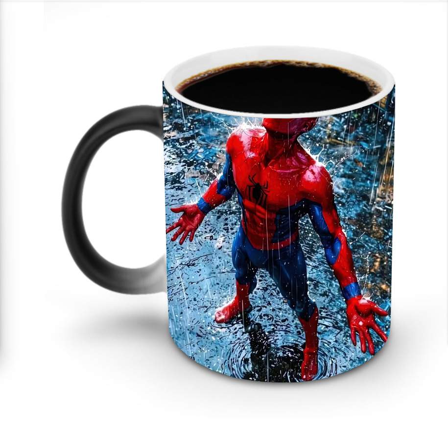 （画像用） Spider Man スパイダーマン 温度変色マグカップ