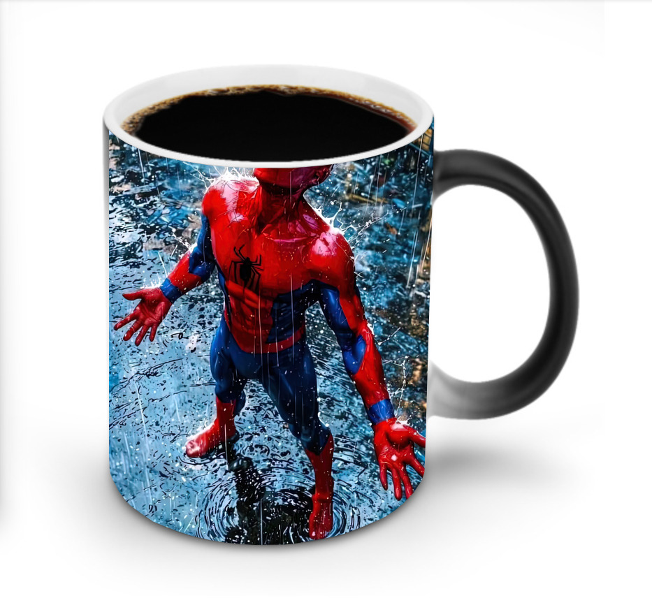 （画像用） Spider Man スパイダーマン 温度変色マグカップ