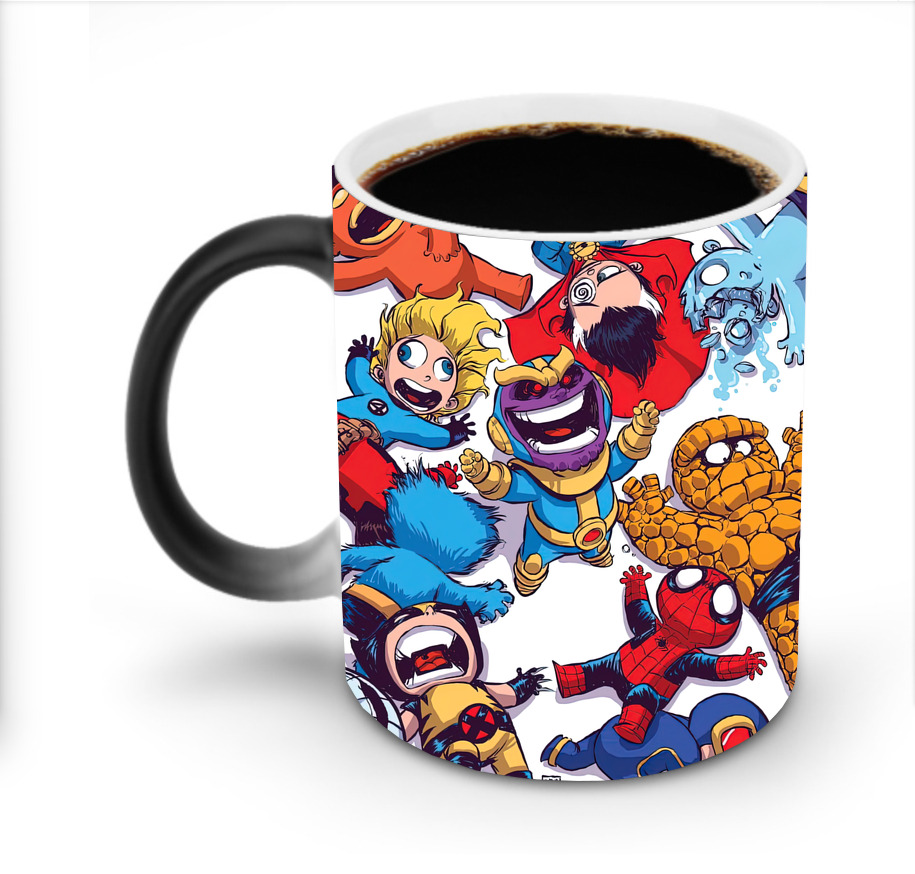 （画像用） Spider Man スパイダーマン 温度変色マグカップ