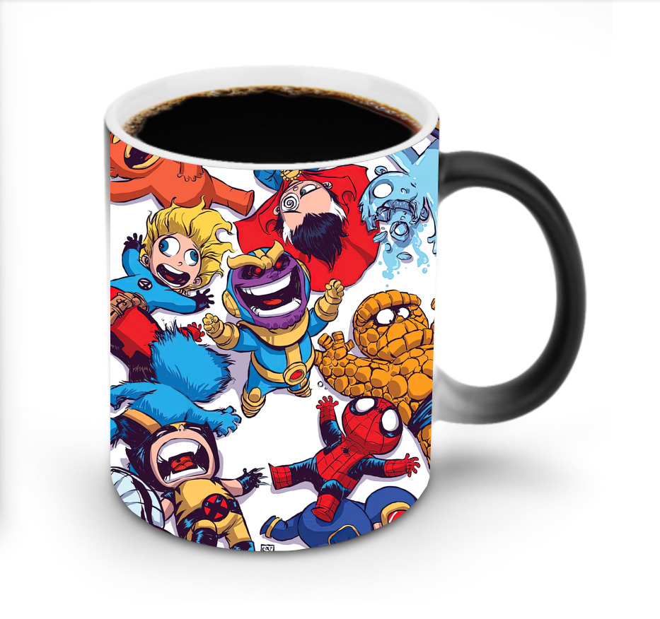 （画像用） Spider Man スパイダーマン 温度変色マグカップ