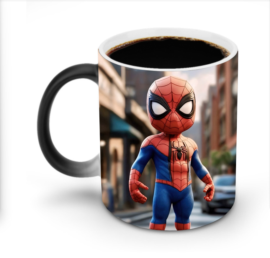 （画像用） Spider Man スパイダーマン 温度変色マグカップ