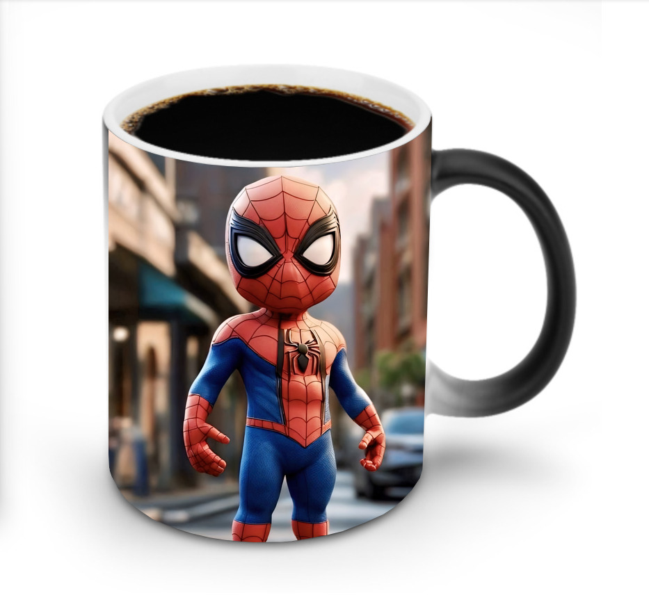 （画像用） Spider Man スパイダーマン 温度変色マグカップ