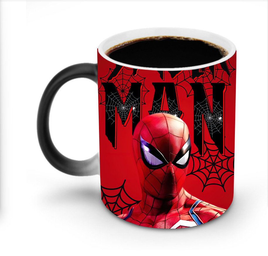 （画像用） Spider Man スパイダーマン 温度変色マグカップ