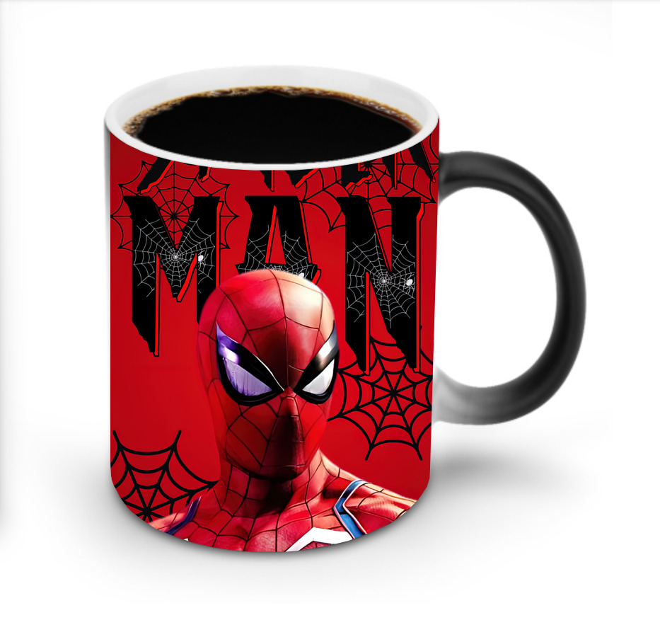 （画像用） Spider Man スパイダーマン 温度変色マグカップ