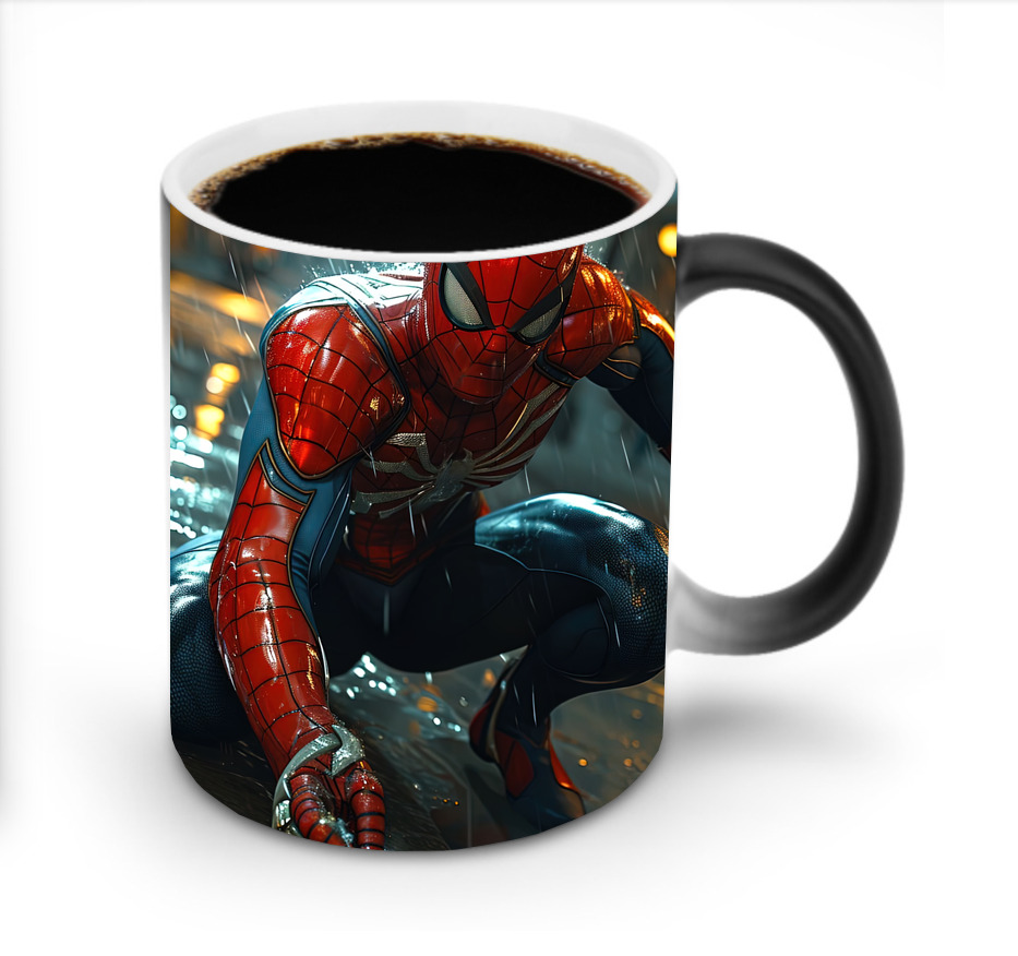 （画像用） Spider Man スパイダーマン 温度変色マグカップ