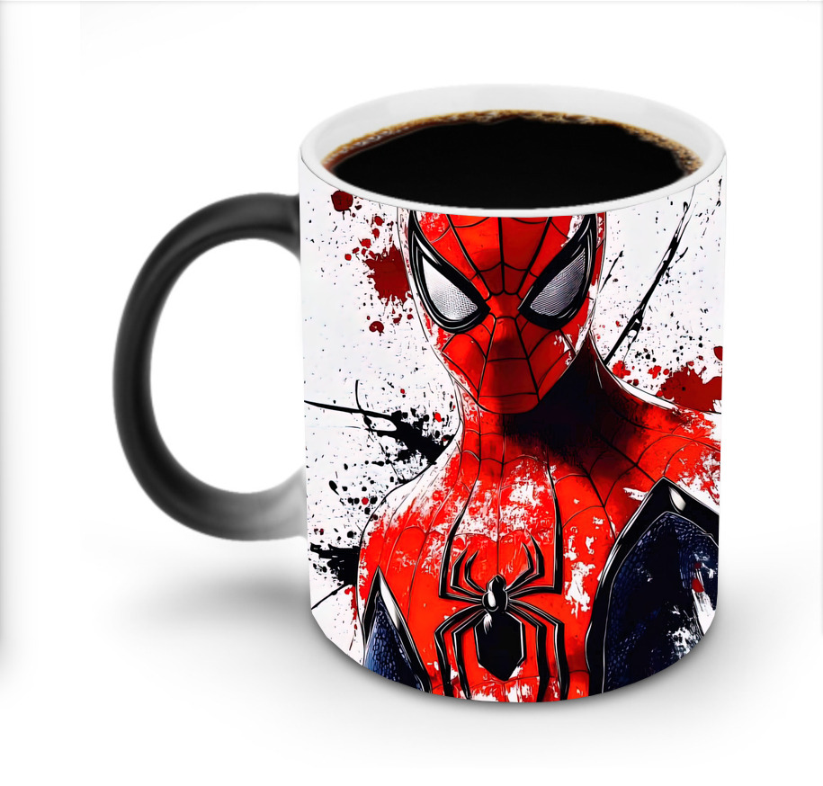 （画像用） Spider Man スパイダーマン 温度変色マグカップ