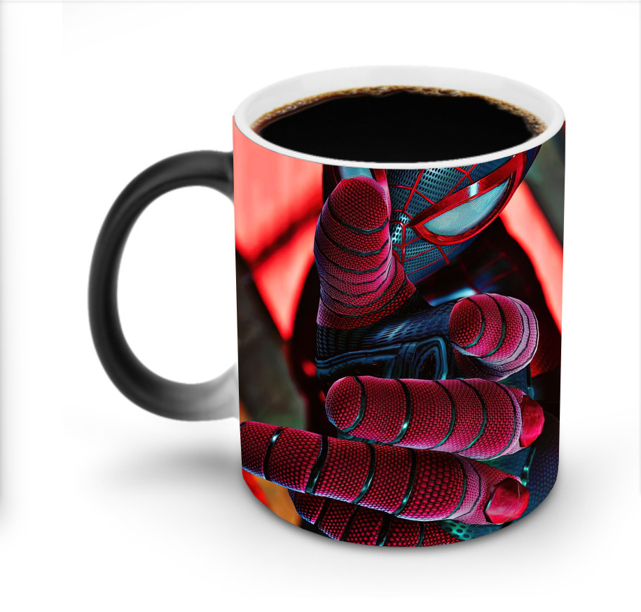 （画像用） Spider Man スパイダーマン 温度変色マグカップ
