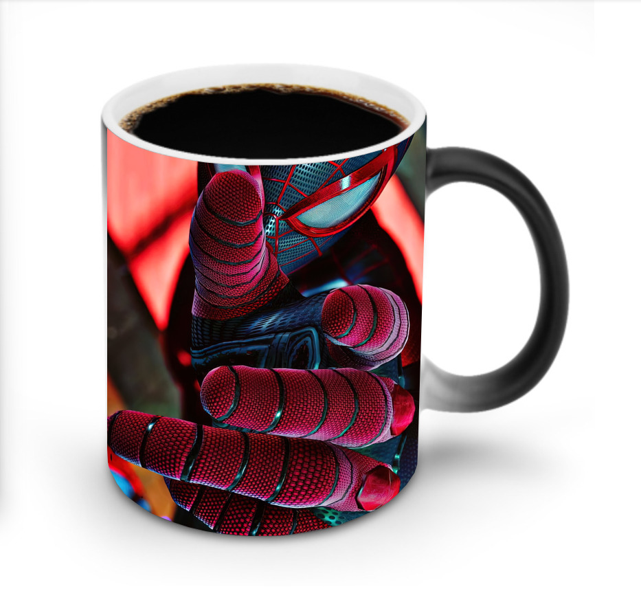 （画像用） Spider Man スパイダーマン 温度変色マグカップ