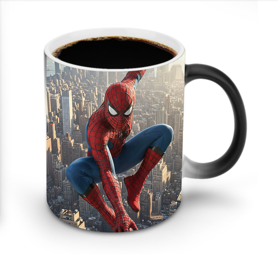 （画像用） Spider Man スパイダーマン 温度変色マグカップ