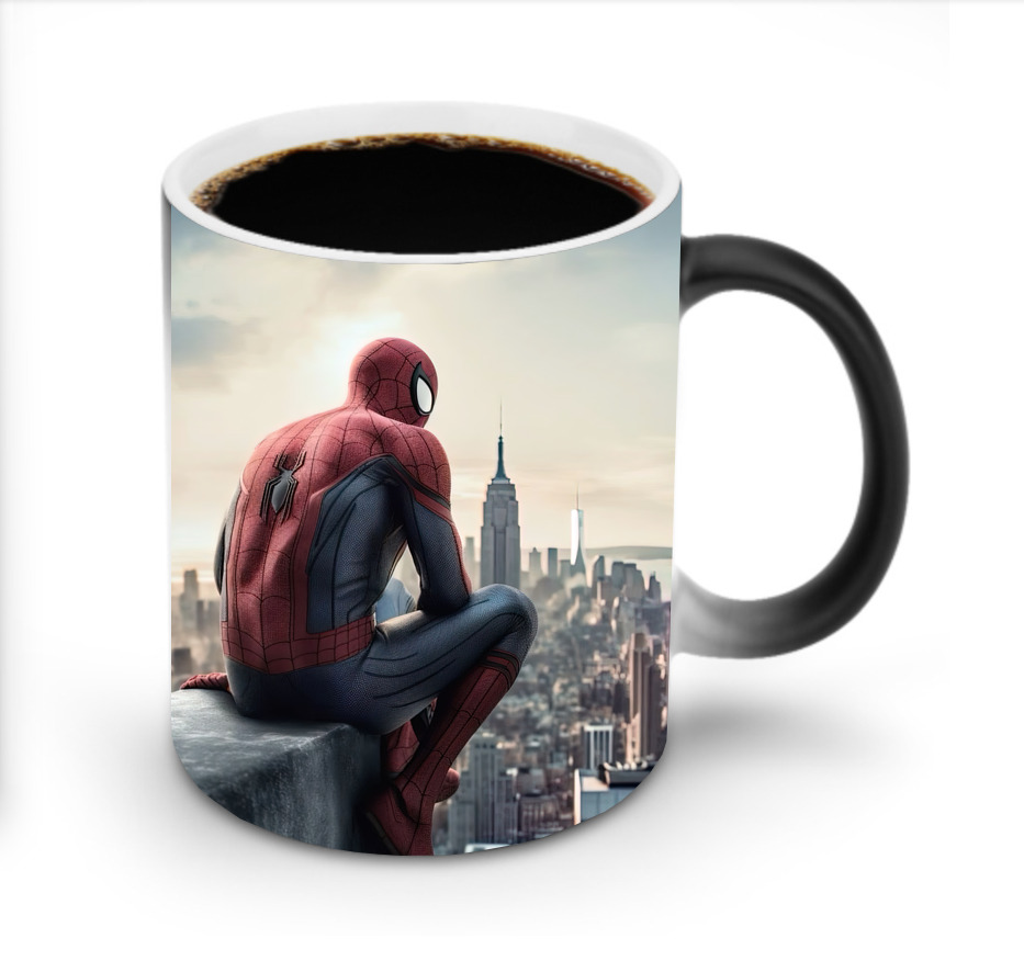 Spider Man スパイダーマン 温度変色マグカップ
