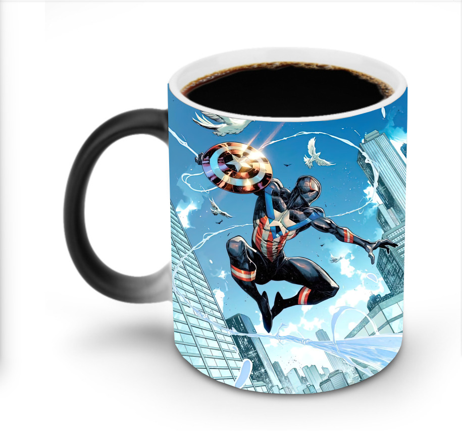 Spider Man スパイダーマン 温度変色マグカップ