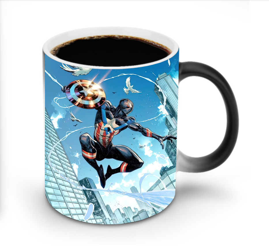 Spider Man スパイダーマン 温度変色マグカップ
