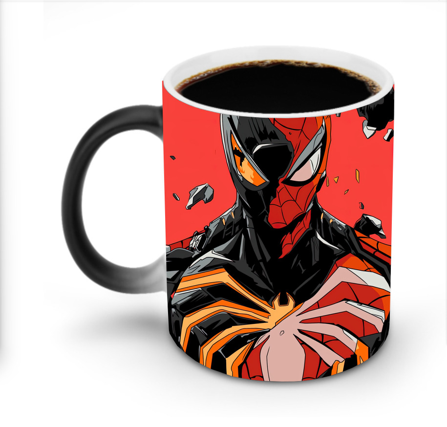（画像用） Spider Man スパイダーマン 温度変色マグカップ
