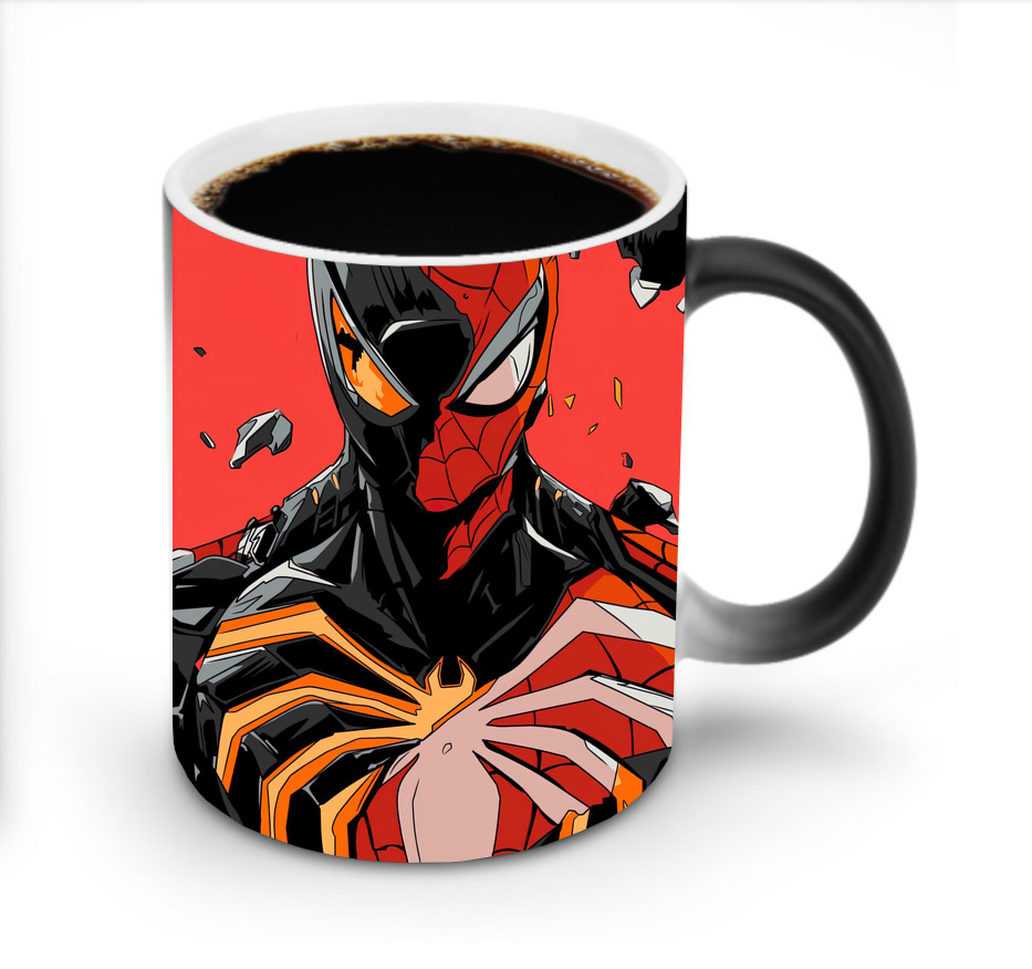 （画像用） Spider Man スパイダーマン 温度変色マグカップ