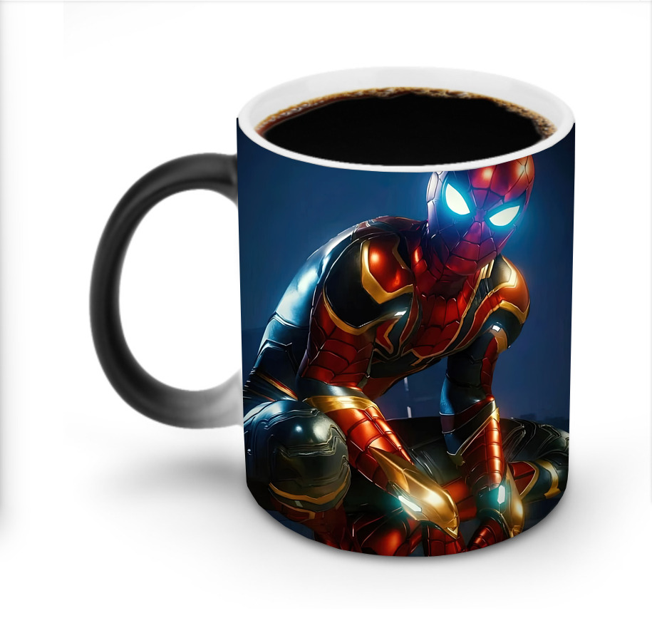 （画像用） Spider Man スパイダーマン 温度変色マグカップ