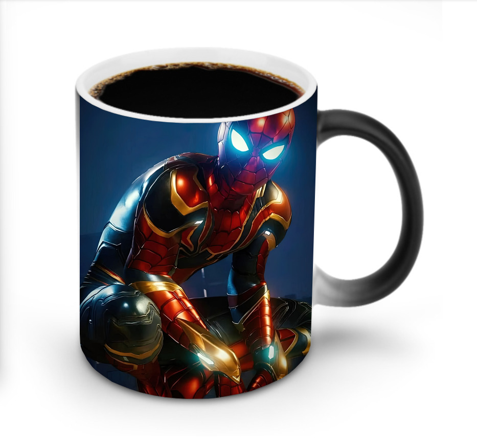 （画像用） Spider Man スパイダーマン 温度変色マグカップ