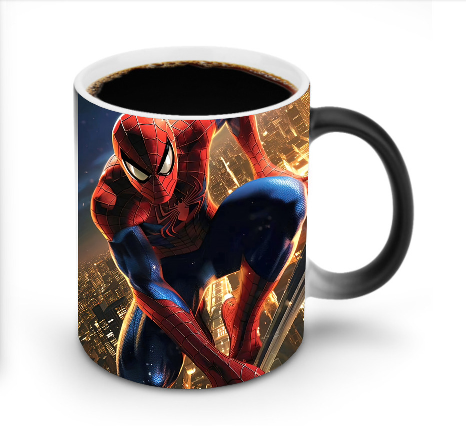 （画像用） Spider Man スパイダーマン 温度変色マグカップ
