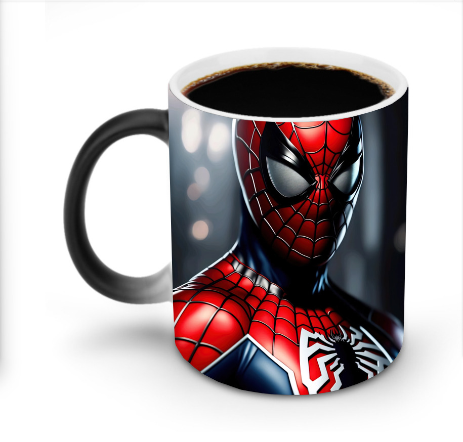 （画像用） Spider Man スパイダーマン 温度変色マグカップ