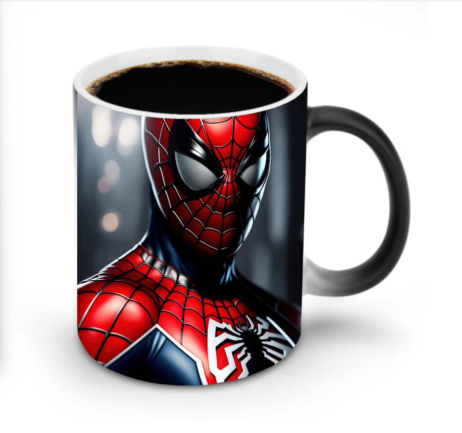 （画像用） Spider Man スパイダーマン 温度変色マグカップ