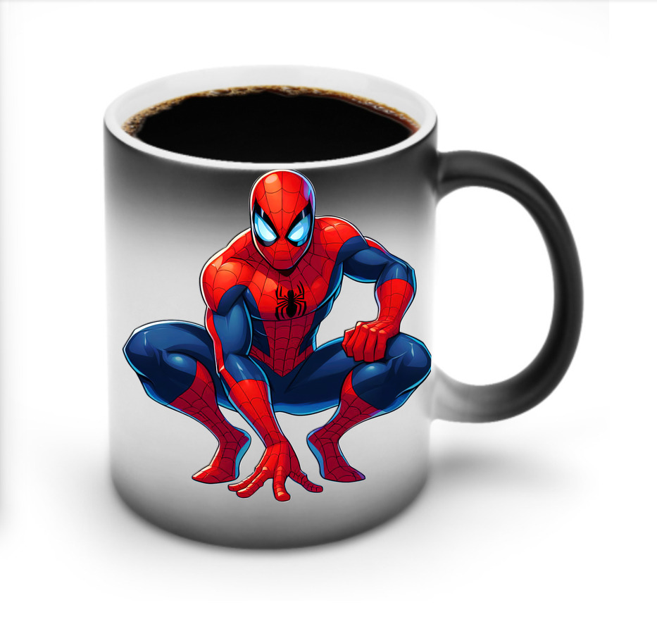 Spider Man スパイダーマン 温度変色マグカップ