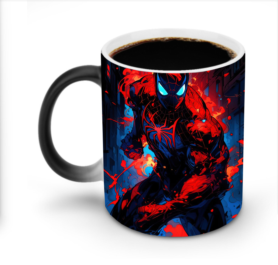 （画像用） Spider Man スパイダーマン 温度変色マグカップ