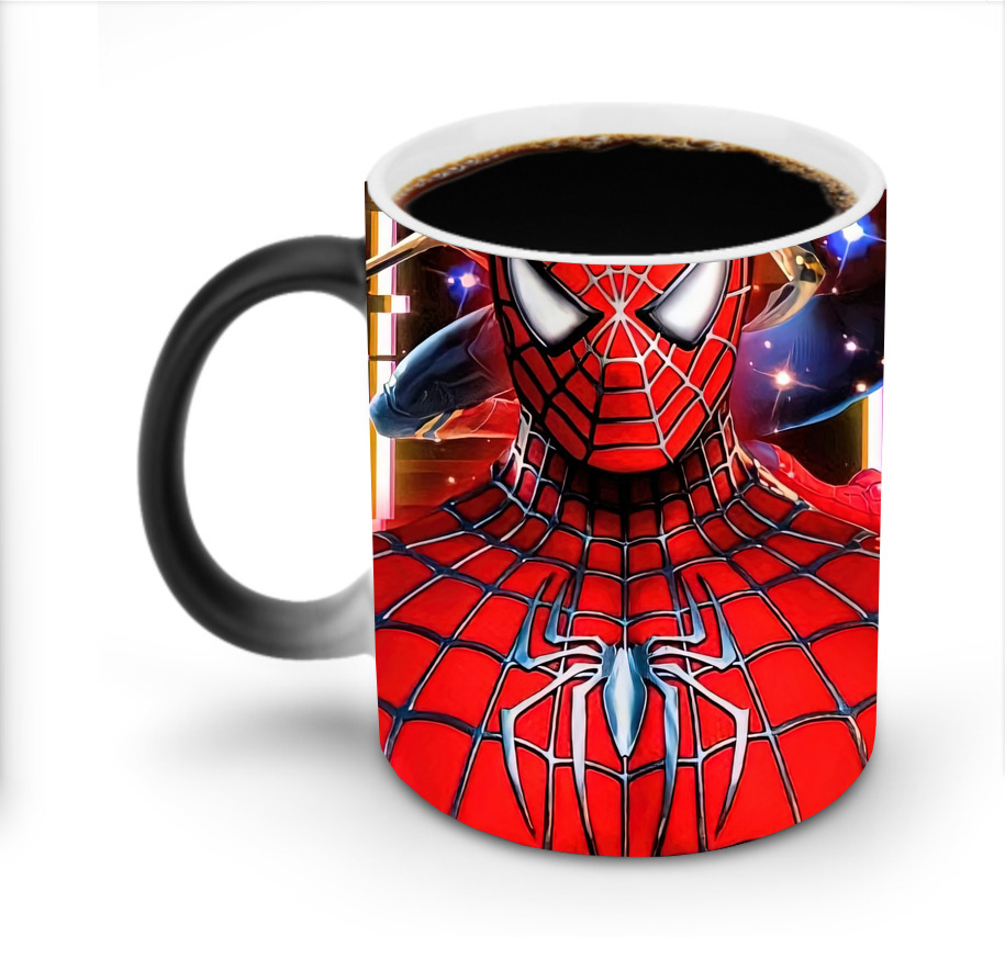 （画像用） Spider Man スパイダーマン 温度変色マグカップ