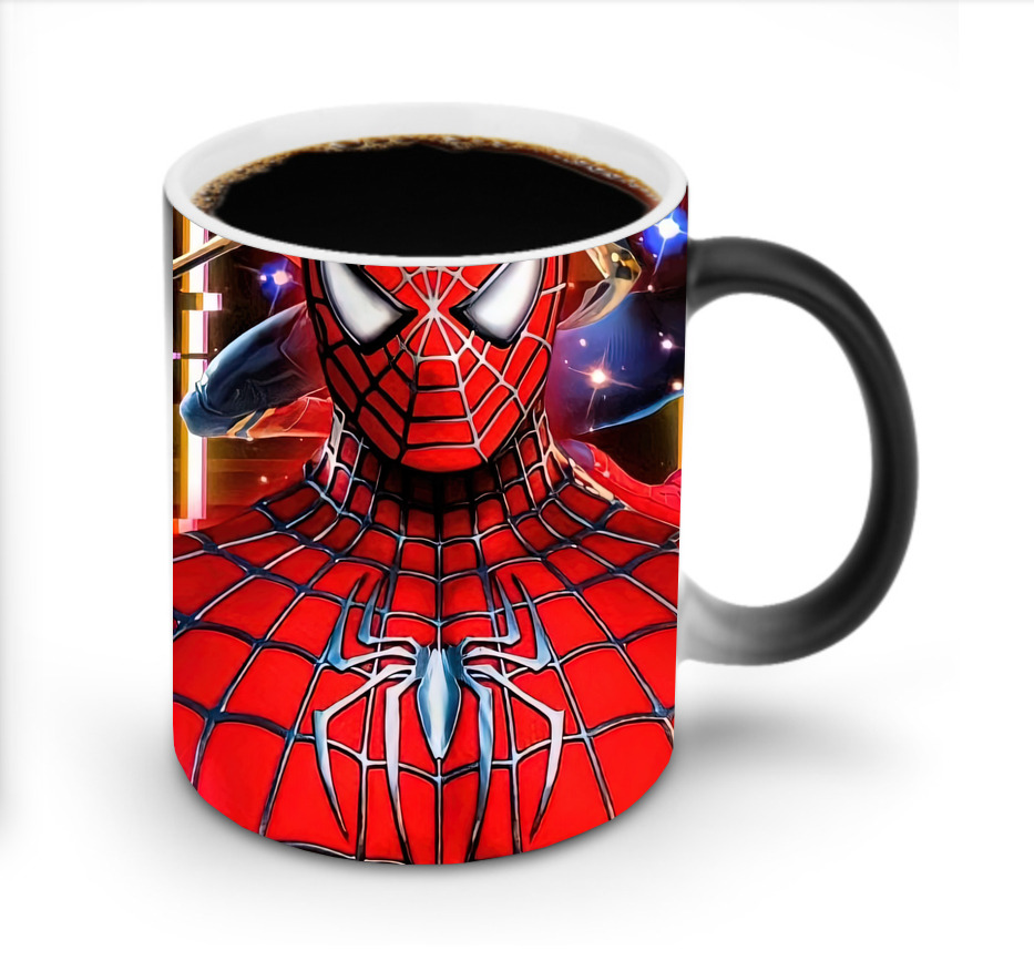 （画像用） Spider Man スパイダーマン 温度変色マグカップ
