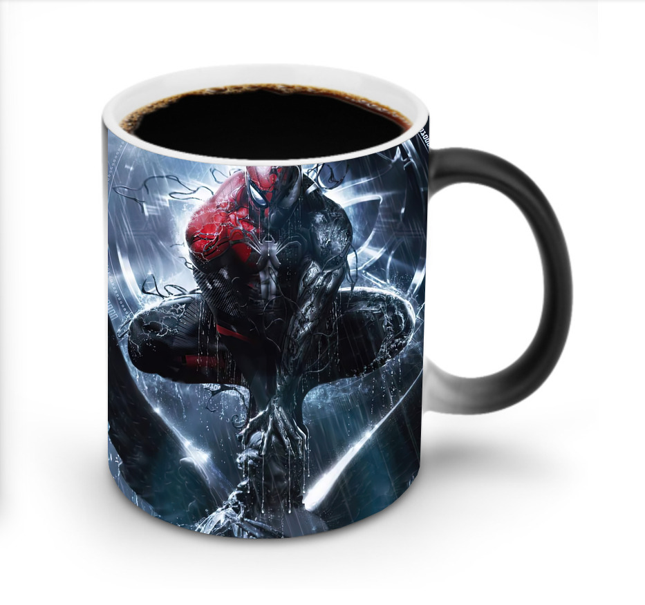 （画像用） Spider Man スパイダーマン 温度変色マグカップ