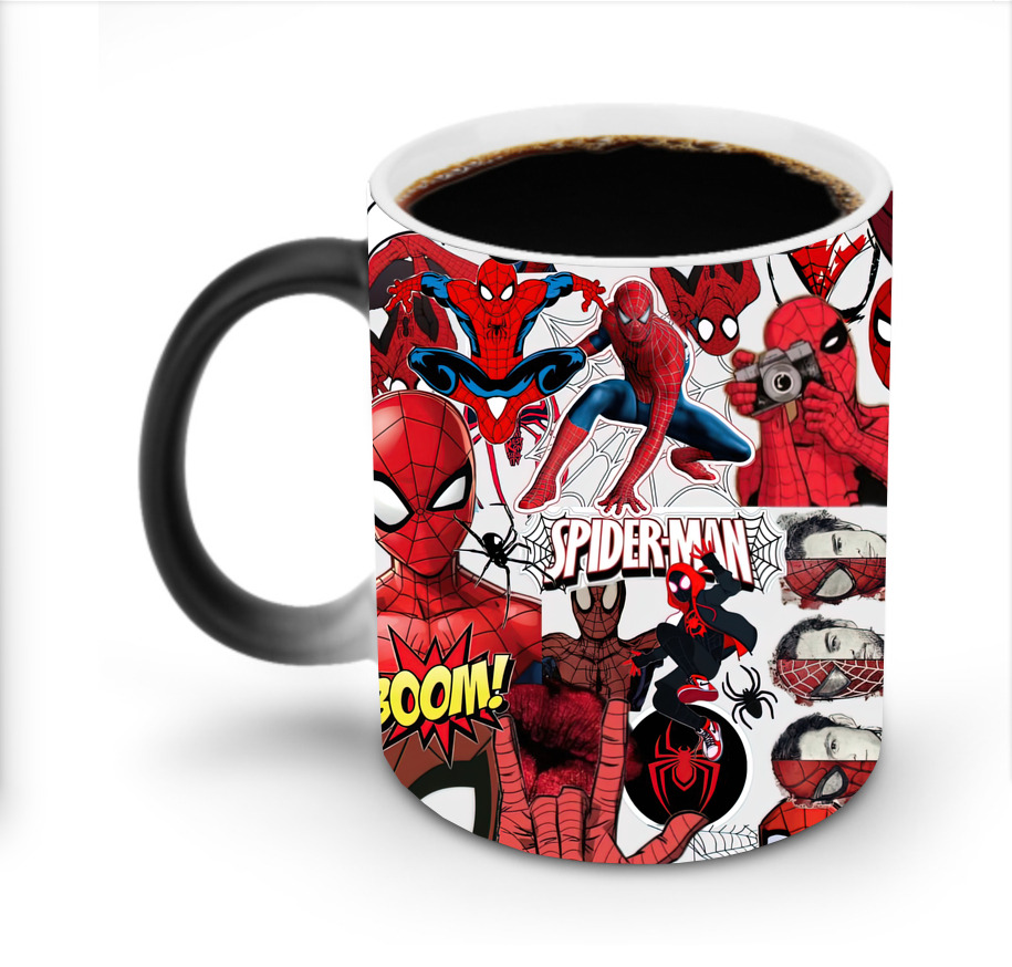 （画像用） Spider Man スパイダーマン 温度変色マグカップ