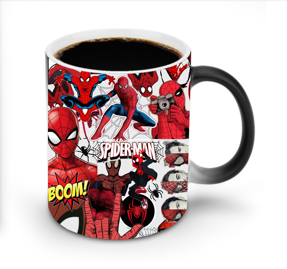 （画像用） Spider Man スパイダーマン 温度変色マグカップ