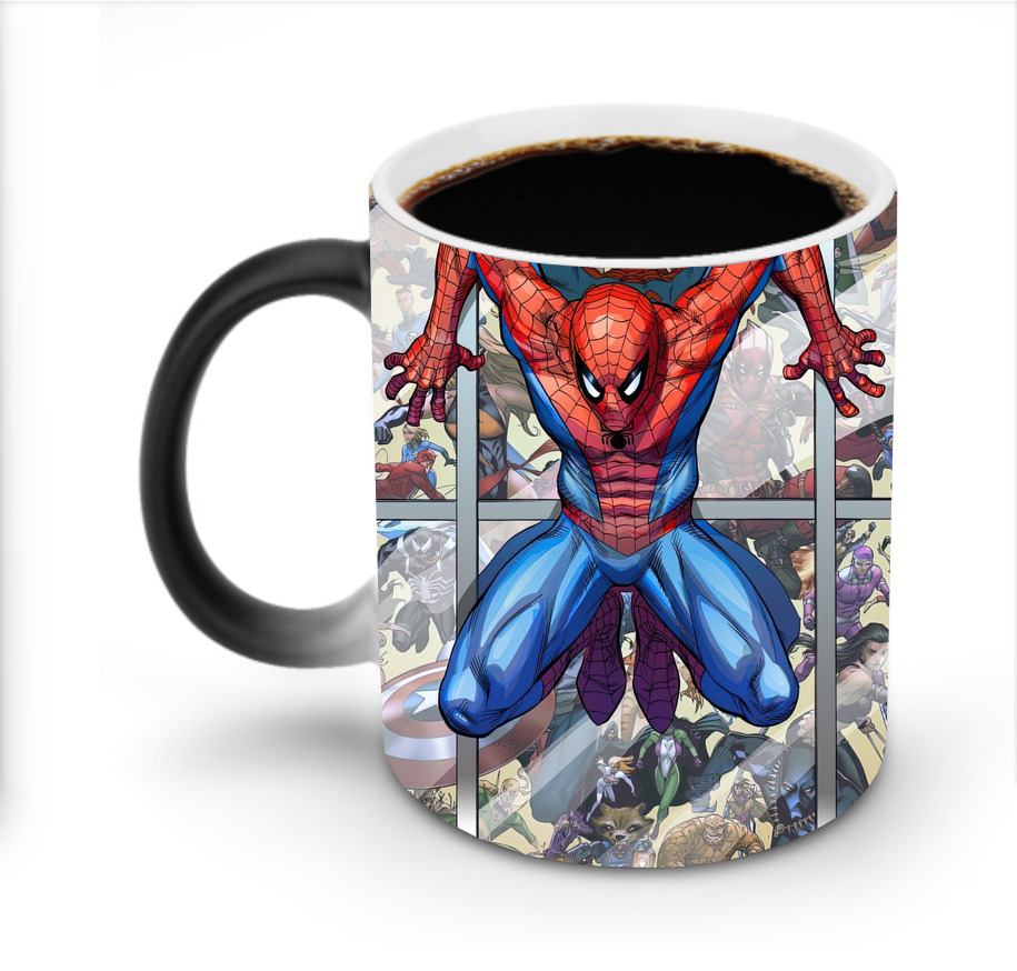 Spider Man スパイダーマン 温度変色マグカップ