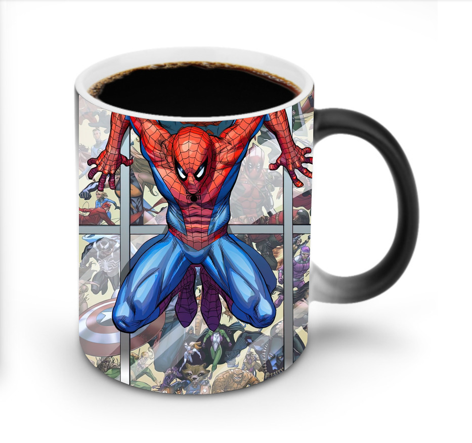 Spider Man スパイダーマン 温度変色マグカップ