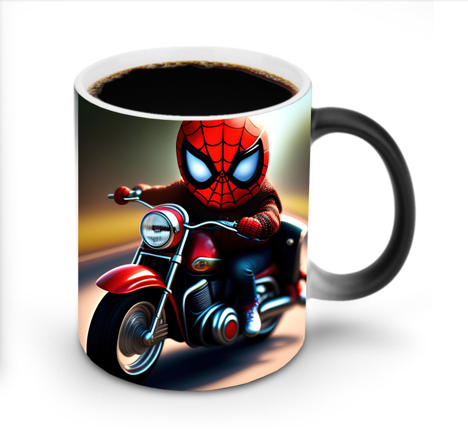 （画像用） Spider Man スパイダーマン 温度変色マグカップ